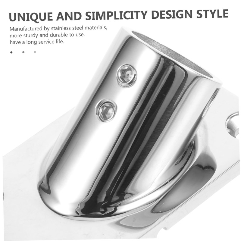 Kisangel Sets Boat Bracket for Rod Yacht Pole Stainless Steel
