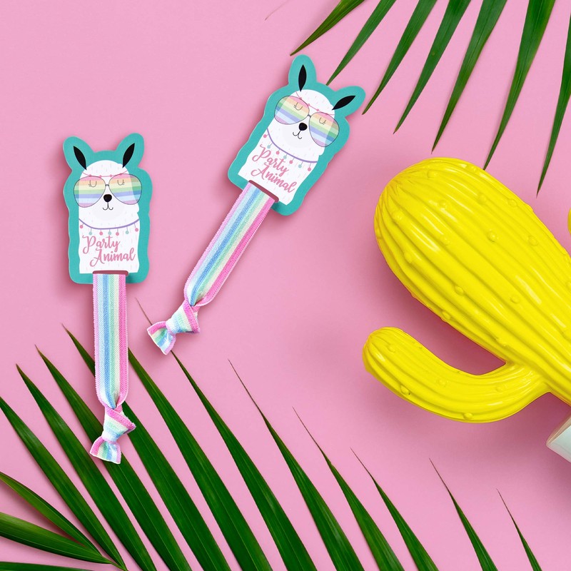 Llama - Lazos para el pelo, Paquete de 12