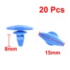 uxcell 20 Pcs Blue Auto Car Door Card Interior Weatherstrip