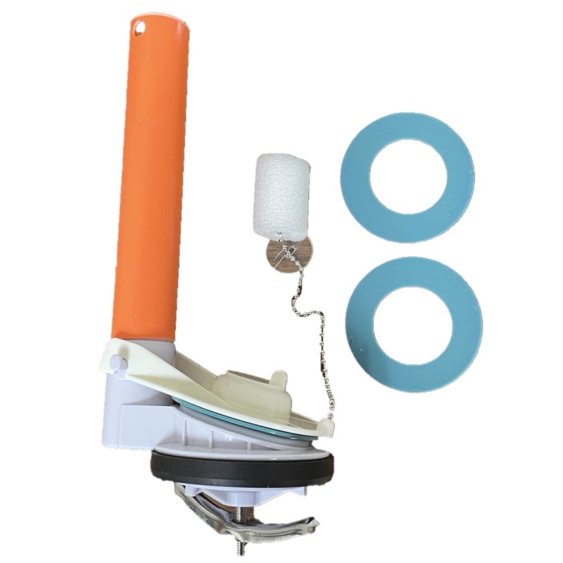 NUFLUSH Flush Valve Assembly, 1 Piece 2.5 inch Toilet with