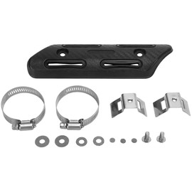 Exhaust Heat Protection, Exhaust Pipe Heat Shield Insulation Cover for 4 Tao Bikes, ATVs, UTVs, Off-Road Vehicles (Black)