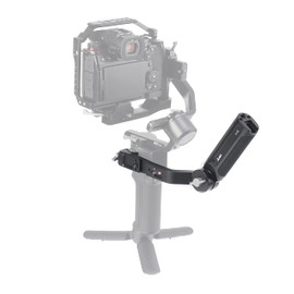 FOTGA Sling Handgrip for DJI Ronin RS 2/RSC2/RS3 Pro/RS 3 Mini/RS 4 Pro/RS4 Mini Gimbal Handheld Stabilizer, Aluminum Alloy 180 Adjustable Handle Grip 1/4" 3/8" Cold Shoe Mount for Monitor, Microphone