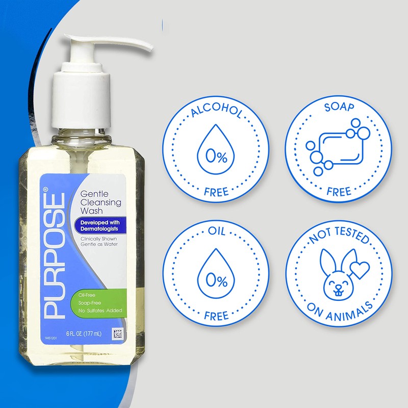 Purpose Gentle Cleansing Wash For All Skin Types, Gentle As