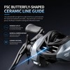 DC Baitcasting Reel, 7. 1:1 Gear Ratio, Digital Control Anti-Backlash,