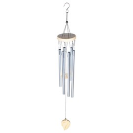 ABOOFAN Entrance Chime Mini Wind Chime, Summer Tradition, Metal, 6 Tubes, Aluminum Wind Chime, Japanese Style, Cool, Shop Decor, Hanging Decoration, Outdoor Indoor Decoration Supplies, Amulet
