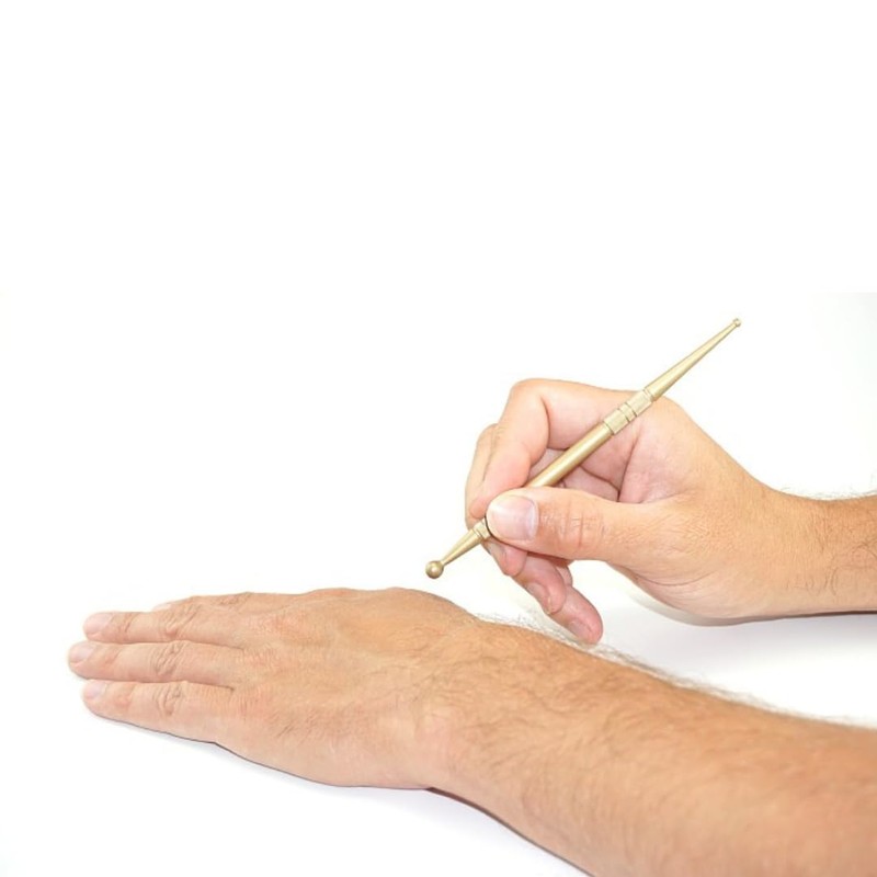 Brass Massage Sticks 6 and 9 mm 15 cm Massage