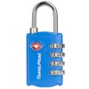 TSA-Schloss Zahlenschloss 4-stellig klein - Hochleistungs-Vorhängeschloss - Ihr eigenes Vorhängeschloss