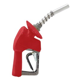 Husky 159543-02 New XS Pressure Activated Unleaded Nozzle with Single Notch Hold Open Clip, Full Grip Guard, 1808 Waffle Splash Guard and Flo-Equalizer, Made in USA