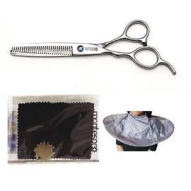 montesoro (Left Handed Exclusive) Haircut Scissors Scissors for Scissors, Self-Cut, Rust Resistant, Premium Material (6 Inch, 20% Scening Cape)