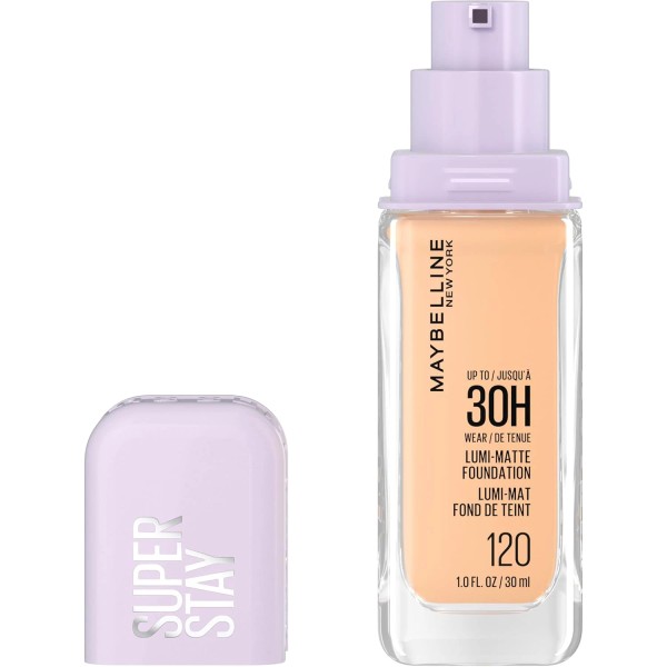 Super Stay Lumi-Matte Foundation, Lightweight and Buildable Full Coverage Founda
