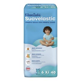 Pañales Kleenbebé Suavelastic Etapa 6 Unisex 40 Piezas
