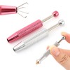 2PCS Ball Grabber Tool,Jeweler's Pick Up Tool,Stainless Steel Diamond Claw