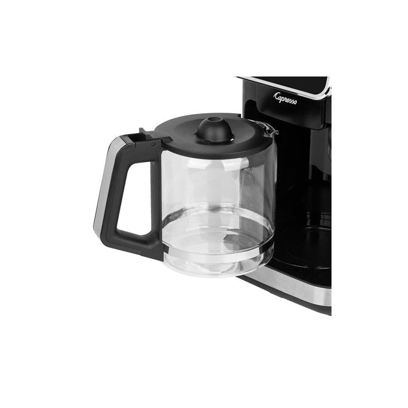 Capresso 4496.01,12-cup Glass Replacement Carafe with lid for #496.01