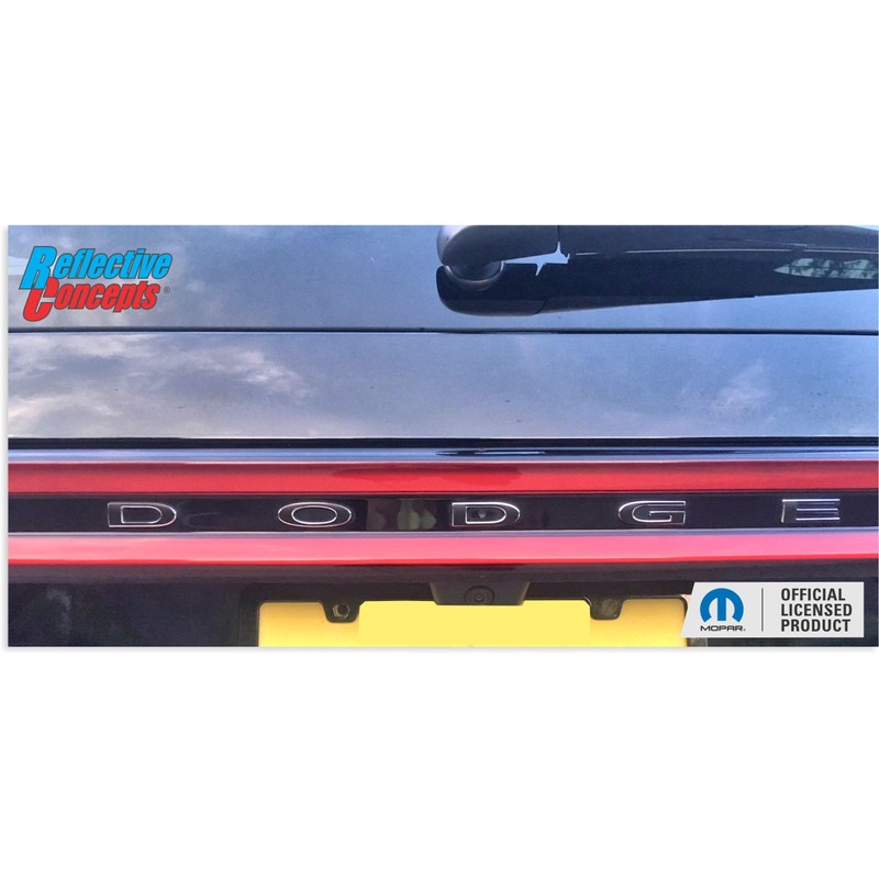 Reflective Concepts Dodge Lift Gate Emblem Overlay Decal - 2014-2024