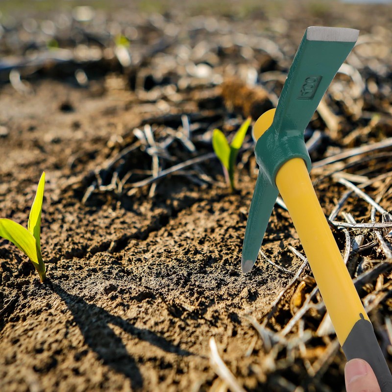 LEXININ 14oz/400g Pick Mattock Hoe, 15 Inch Mattock Tool, Garden