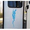 Minglewood Trading Lake Champlain Outline Vinyl Decal - Vermont New
