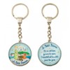 Round Glass Keyring Collection The Little Prince (Lyon), Multi-Colour, Medium,