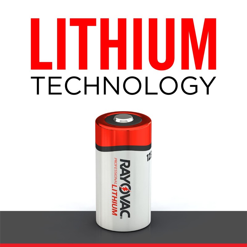Rayovac 123A Lithium Batteries, 3V Lithium Photo Batteries (8 Battery