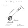 Ti artisan Titanium Coffee Measuring Scoop 20ml, Titanium Coffee Beans