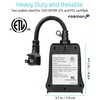 Fosmon Remote Control Outlet Waterproof Outdoor, Wireless Light Switch