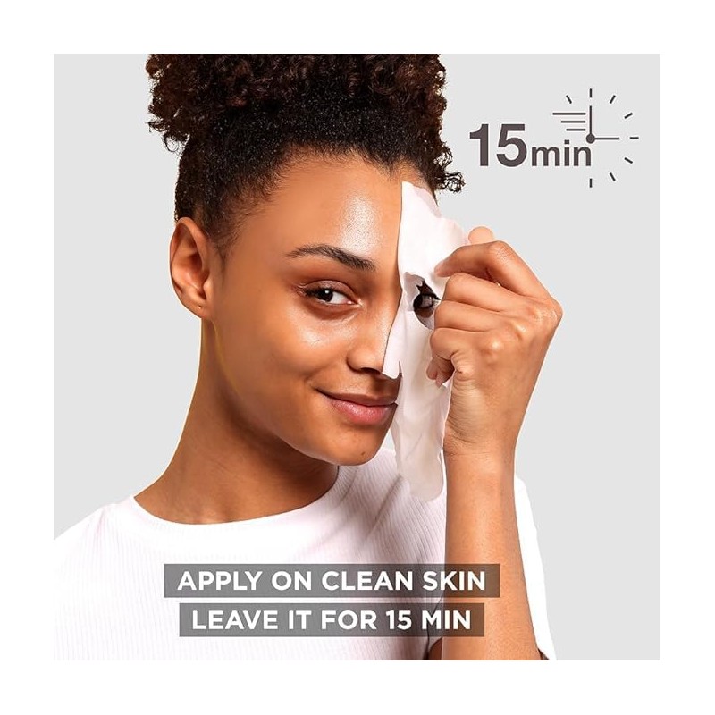 Garnier SkinActive Moisturising Tissue Mask, Moisturising and Firming Pomegranate +