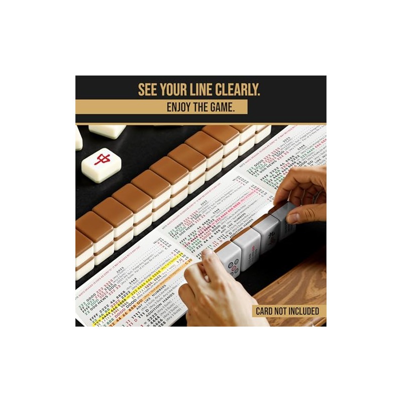 Mahjong Line Reader 320 PCS – Sticky Highlighter Strips to
