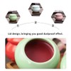 Beaupretty 3pcs Empty Ceramic Lip Balm Rouge Pot Jars with