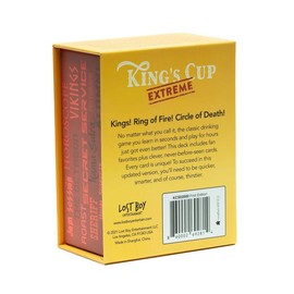 King's Cup Extreme: Classic Party Card Game - Waterproof Cards for Game Night - Mini Games, Challenges, Conversation Starters,