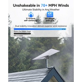 Starlink Gen 3 Pipe Adapter Mount - Heavy-Duty Pole Mount Kit for Standard & Kickstand Starlink Dishes, Easy Setup Included