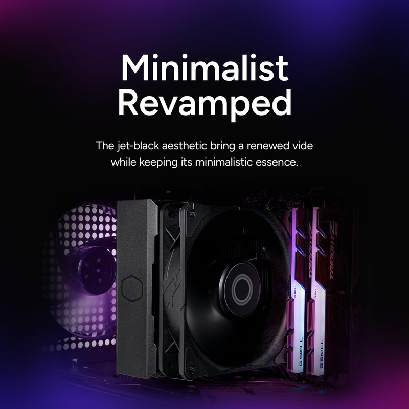Cooler Master Hyper 212 Black CPU Air Cooler – 120mm