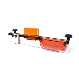 Taytools 300015 Deluxe 32 Inches Long Router Table Fence 3-1/2 Inch Tall Anodized Aluminum with Feather Board, Bit Guard, Adjustable Stop and Dust Port