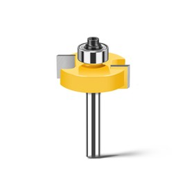 WOBLLMX 8 mm Shank Disc Groove Cutter, L8 mm 2-Tooth Carbide Blade Cutter Durable and Sharp for Woodworking Tool Bit