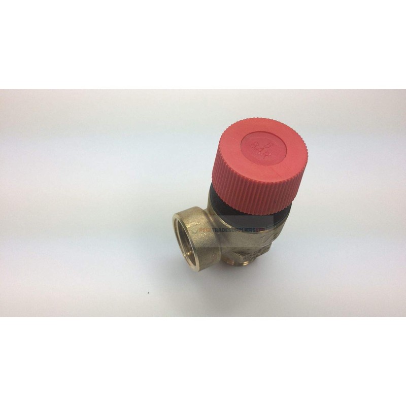 Wärmer System Boiler Safety Pressure Relief Valve 1/2" MxF 6