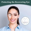 4 Pcs Transparent Eye Shield After Surgery, 9 Hole Plastic