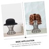 Healeved 2Pcs Plastic Wig Stand Holder for Displaying Wigs Travel-Friendly