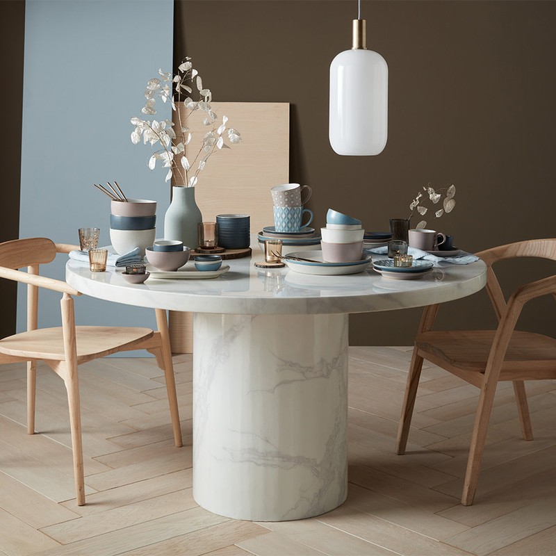 Denby Impression Blue Small Shallow Bowl / 덴비 임프레션 블루