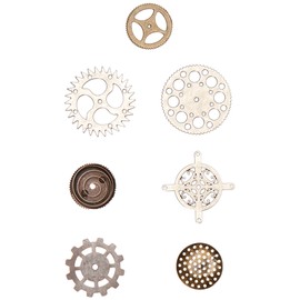 Prima Marketing Prima Mechanicals Metal Embellishments Set, Multi-Colour, 15.74 x 22.35 x 0.83 cm