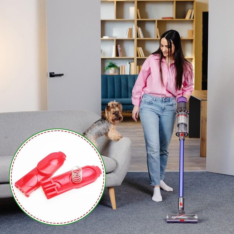 2 Pack Cleaner Head Button Replacement Compatible with Dyson V7