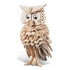 Puzzled 3D Puzzle Owl Wood Craft Construction Model Kit, Fun
