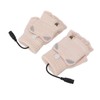 USB Heated Gloves Mitten Men Women Winter Knitted Fingerless Hand