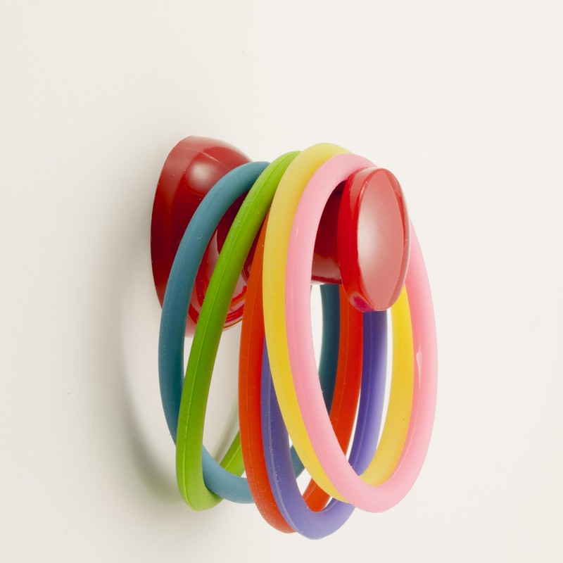 Officemate Giant Push Pins, 1.5" Assorted Colors, 2 Tubs of