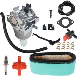 WFLNHB Carburetor with Air Filter Oil Filter Replacement for Briggs Stratton 495935 496796 498051 498061 499153 690194 698620 695412 791886 799727 14HP-18HP Engines