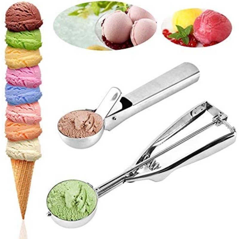 Prima Traditional Stainless Steel Ice Cream Scoop