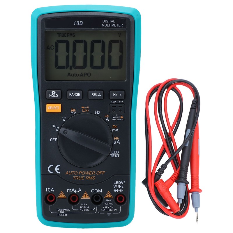 Digital Multimeter Tester Delayed Backlight High Accuracy Electrical Voltmeter Tester
