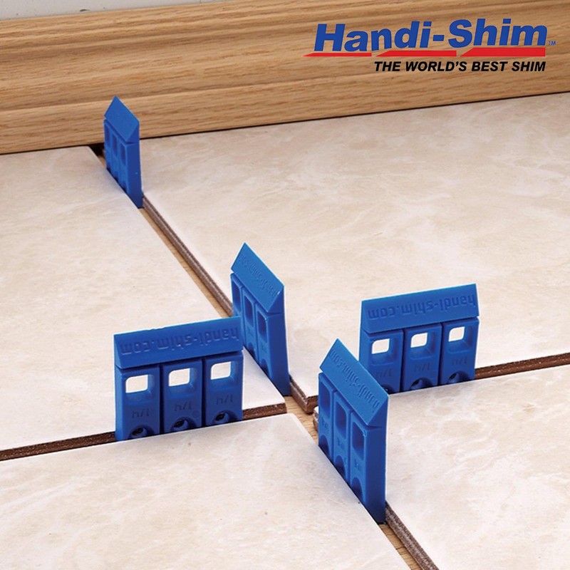 Handi-Shim Heavy Duty Reusable Plastic Construction Shims for Spacing, Leveling,