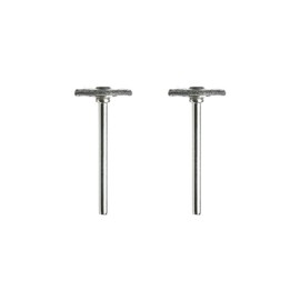 Dremel 428 Carbon Steel Brush Accessory Set, 2 Brushes (19 mm) for Cleaning and Removing Rust of Metal Materials