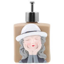 Beavorty Pump Bottle for Shampoo Elegant Refillable Lotion Dispenser for Hand Soap Shampoo and Dish Soap Ergonomic Design Prevents Leaks and and Convenient for Everyday Use