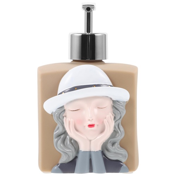 Beavorty Pump Bottle for Shampoo Elegant Refillable Lotion Dispenser for