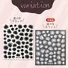 Nail Seal Flower Transparent Transparent [White White] Nail Sticker Nail
