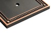 Franklin Brass W35058-VBC-C Classic Beaded single Toggle Switch Wall Plate
